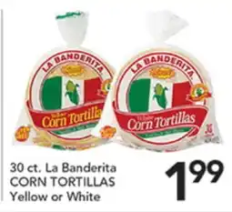 Pete's Fresh Market 30 ct. La Banderita CORN TORTILLAS Yellow or White offer