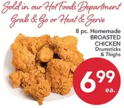 Pete's Fresh Market 8 pc. Homemade BROASTED CHICKEN Drumsticks & Thighs offer