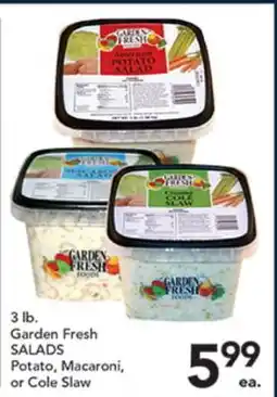 Pete's Fresh Market Garden Fresh SALADS offer