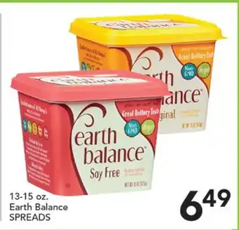 Pete's Fresh Market Earth Balance SPREADS offer