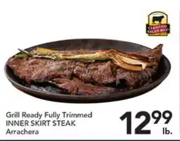 Pete's Fresh Market Grill Ready Fully Trimmed INNER SKIRT STEAK offer