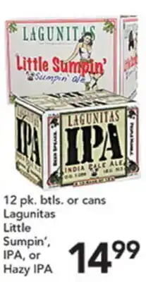 Pete's Fresh Market Lagunitas Little Sumpin', IPA, or Hazy IPA offer