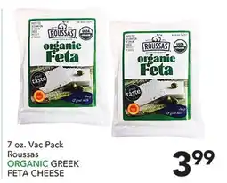 Pete's Fresh Market Roussas ORGANIC GREEK FETA CHEESE offer