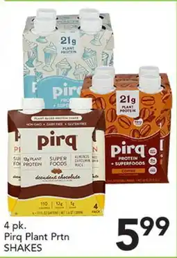Pete's Fresh Market Pirq Plant Prtn SHAKES offer
