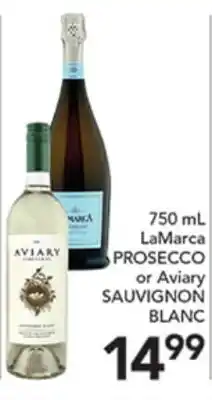 Pete's Fresh Market 750 mL LaMarca PROSECCO or Aviary SAUVIGNON BLANC offer