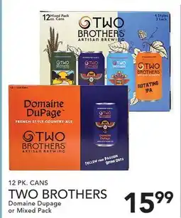 Pete's Fresh Market TWO BROTHERS Domaine Dupage or Mixed Pack offer