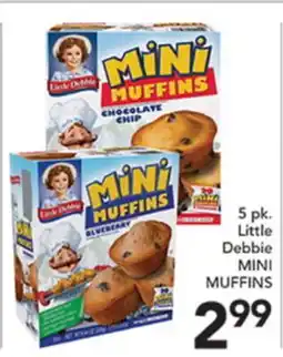 Pete's Fresh Market 5 pk. Little Debbie MINI MUFFINS offer