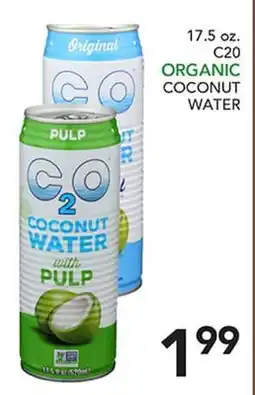 Pete's Fresh Market C20 ORGANIC COCONUT WATER offer