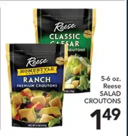 Pete's Fresh Market 5-6 oz. Reese SALAD CROUTONS offer