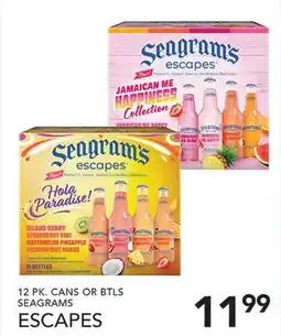 Pete's Fresh Market SEAGRAM'S ESCAPES offer