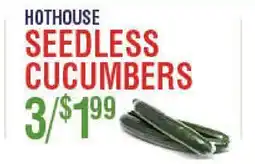 Circus Fruits HOthouse Seedless Cucumbers offer