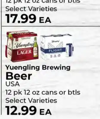 Sunset Foods Yuengling Brewing Beer offer
