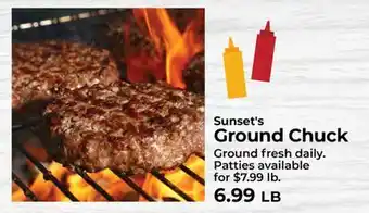 Sunset Foods Sunset's Ground Chuck offer