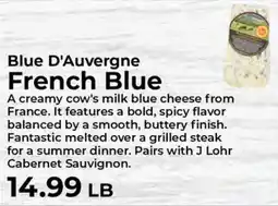Sunset Foods Blue D'Auvergne French Blue offer