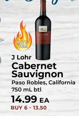 Sunset Foods J Lohr Cabernet Sauvignon offer