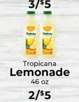 Sunset Foods Tropicana Lemonade offer