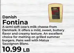 Sunset Foods Danish Fontina offer