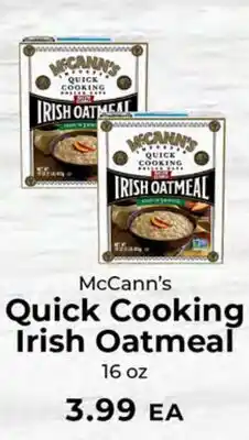Sunset Foods McCann's Quick Cooking Irish Oatmeal offer