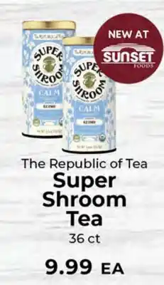 Sunset Foods The Republic of Tea Super Shroom Tea offer