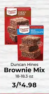Sunset Foods Duncan Hines Brownie Mix offer