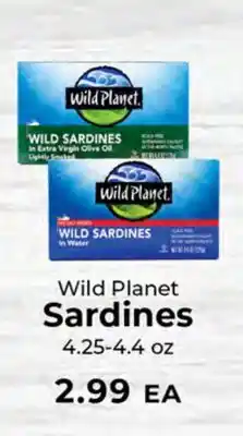 Sunset Foods Wild Planet Sardines offer