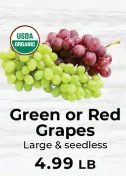 Sunset Foods Green or Red Grapes offer
