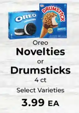 Sunset Foods Oreo Novelties or Drumsticks offer
