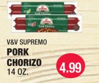 Carnicerias Jimenez V&V SUPREMO PORK CHORIZO offer