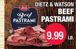 Carnicerias Jimenez DIETZ & WATSON BEEF PASTRAMI offer