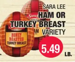 Carnicerias Jimenez SARA LEE HAM OR TURKEY BREAST VARIETY offer