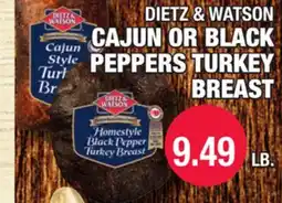 Carnicerias Jimenez DIETZ & WATSON CAJUN OR BLACK PEPPERS TURKEY BREAST offer