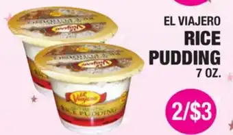 Carnicerias Jimenez EL VIAJERO RICE PUDDING offer
