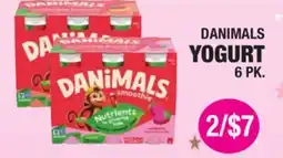 Carnicerias Jimenez DANIMALS YOGURT offer