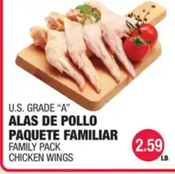 Carnicerias Jimenez U.S. GRADE A ALAS DE POLLO PAQUETE FAMILIAR offer