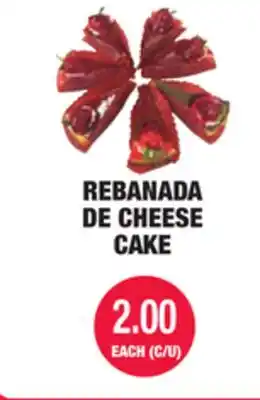 Carnicerias Jimenez REBANADA DE CHEESE CAKE offer
