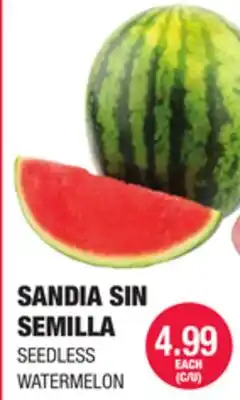 Carnicerias Jimenez SEEDLESS WATERMELON offer