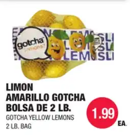 Carnicerias Jimenez GOTCHA YELLOW LEMONS offer