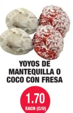 Carnicerias Jimenez YOYOS DE MANTEQUILLA O COCO CON FRESA offer
