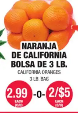 Carnicerias Jimenez NARANJA DE CALIFORNIA BOLSA DE 3 LB offer
