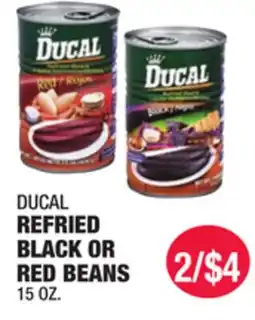 Carnicerias Jimenez DUCAL REFRIED BLACK OR RED BEANS offer
