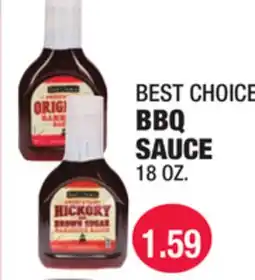 Carnicerias Jimenez BEST CHOICE BBQ SAUCE offer