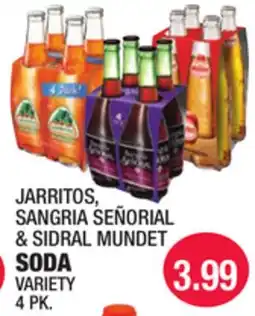 Carnicerias Jimenez JARRITOS, SANGRIA SEÑORIAL & SIDRAL MUNDET offer