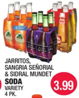 Carnicerias Jimenez JARRITOS, SANGRIA SEÑORIAL & SIDRAL MUNDET offer