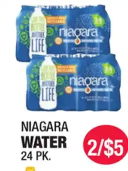 Carnicerias Jimenez NIAGARA WATER offer