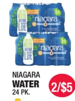 Carnicerias Jimenez NIAGARA WATER offer