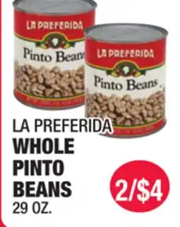 Carnicerias Jimenez LA PREFERIDA WHOLE PINTO BEANS offer
