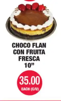 Carnicerias Jimenez CHOCO FLAN CON FRUITA FRESCA 10 offer