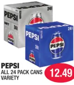 Carnicerias Jimenez PEPSI ALL 24 PACK CANS VARIETY offer