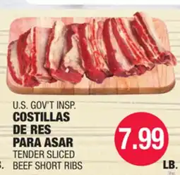 Carnicerias Jimenez U.S. GOV'T INSPI. COSTILLAS DE RES PARA ASAR offer