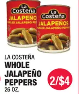 Carnicerias Jimenez LA COSTEÑA WHOLE JALAPEÑO PEPPERS offer